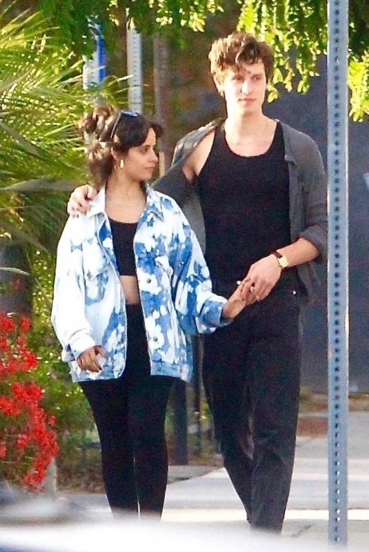 CAMILA CABELLO and Shawn Mendes Out in West Hollywood 06/22/2021