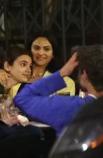 CAMILA MENDES and Boyfriend Charles Melton Out with DYLAN and Cole Sprouse and STELLA MAXWELL at La Poubelle Bistro in Los Angeles 06/05/2021