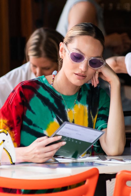 CANDICE SWANEPOEL at Bar Pitti in New York 06/09/2021