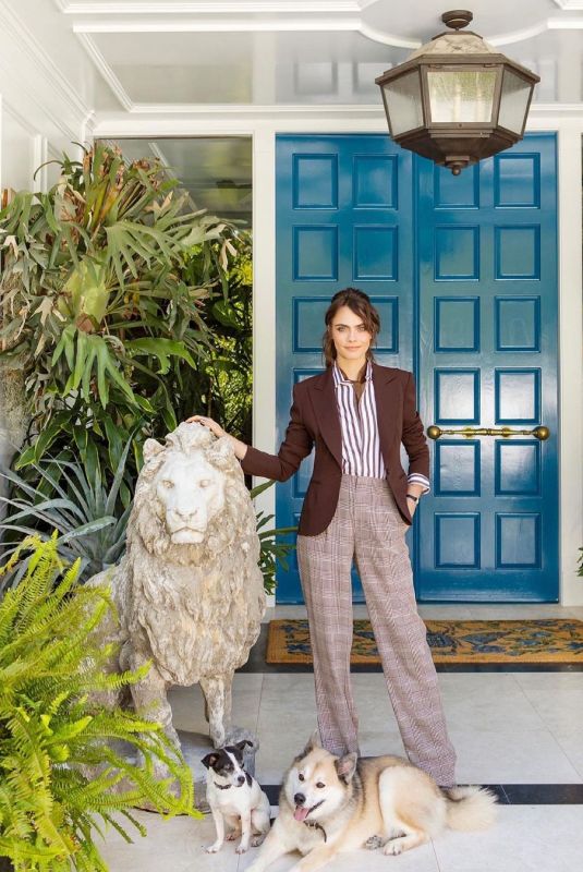 CARA DELEVINGNE for Architectural Digest Magazine, June 2021