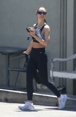 CARA SANTANA at a Gym in Los Angeles 06/14/2021