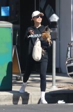 CARA SANTANA Out with Her Dog in Los Angeles 06/03/2021