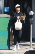 CARA SANTANA Out with Her Dog in Los Angeles 06/03/2021
