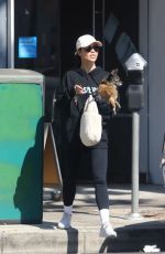 CARA SANTANA Out with Her Dog in Los Angeles 06/03/2021