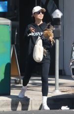 CARA SANTANA Out with Her Dog in Los Angeles 06/03/2021