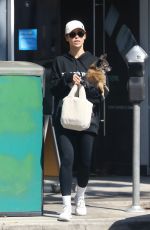 CARA SANTANA Out with Her Dog in Los Angeles 06/03/2021