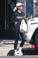 CARA SANTANA Out with Her Dog in Los Angeles 06/03/2021