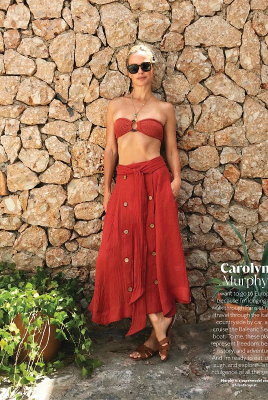 CAROLYN MURPHY in InStyle Magazine, July 2021