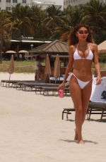 CHANTEL JEFFRIES and Her Sister in Bikinis in Miami Beach 06/06/2021