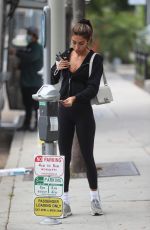 CHANTEL JEFFRIES Arrives at DogPound Gym in West Hollywood 06/18/2021