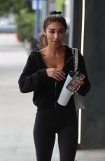 CHANTEL JEFFRIES Arrives at DogPound Gym in West Hollywood 06/18/2021