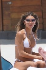 CHANTEL JEFFRIES in Bikini at a Beach in Miami 06/05/2021