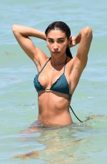 CHANTEL JEFFRIES in Bikini at a Beach in Miami 06/07/2021
