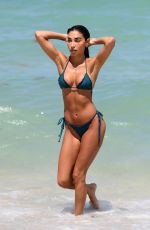 CHANTEL JEFFRIES in Bikini at a Beach in Miami 06/07/2021