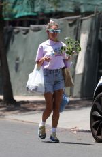 CHANTEL JEFFRIES Shopping at Farmers Market in West Hollywood 06/27/2021