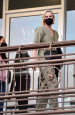 CHARLIZE THERON Arrives at a Sushi Restaurant in Los Angeles 06/15/2021