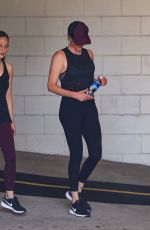CHARLIZE THERON Leaves a Gym in Los Angeles 06/28/2021