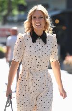 CHARLOTTE HAWKINS at Global Radio Studios in London 06/14/2021