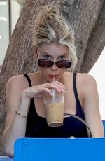 CHARLOTTE MCKINNEY Out for Coffee in Los Angeles 06/22/2021