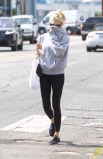 CHARLOTTE MCKINNEY Out Shopping in West Hollywood 06/16/2021
