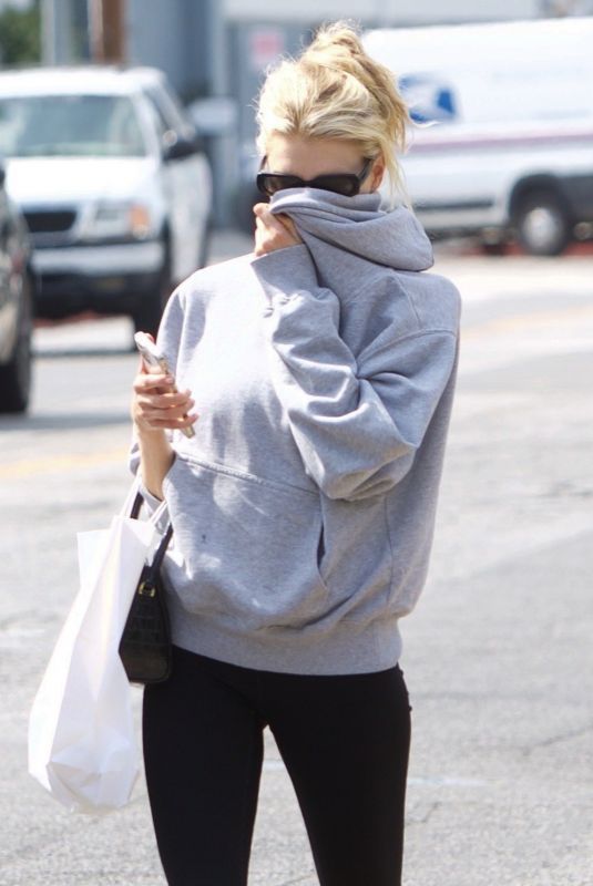 CHARLOTTE MCKINNEY Out Shopping in West Hollywood 06/16/2021
