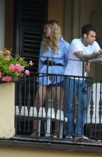CHIARA FERRAGNI and Fedez at Hotel Splendido in Portofino 06/11/2021