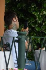 CHIARA FERRAGNI and Fedez at Hotel Splendido in Portofino 06/11/2021