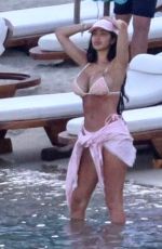 CHLOE KHAN in Bikini at a Beach in Mykonos 06/06/2021