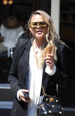 CHRISSY TEIGEN at Katsuya in Studio City 06/25/2021