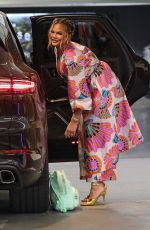 CHRISSY TEIGEN Out for Lunch in Los Angeles 06/26/2021