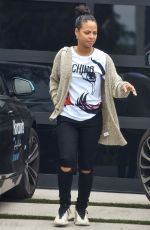 CHRISTINA MILIAN Out for Lunch at Mauro