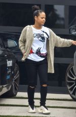 CHRISTINA MILIAN Out for Lunch at Mauro
