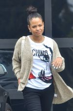 CHRISTINA MILIAN Out for Lunch at Mauro