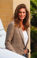CINDY CRAWFORD Arrives at Nobu in Malibu 06/28/2021