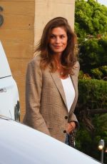 CINDY CRAWFORD Arrives at Nobu in Malibu 06/28/2021