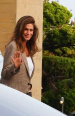 CINDY CRAWFORD Arrives at Nobu in Malibu 06/28/2021