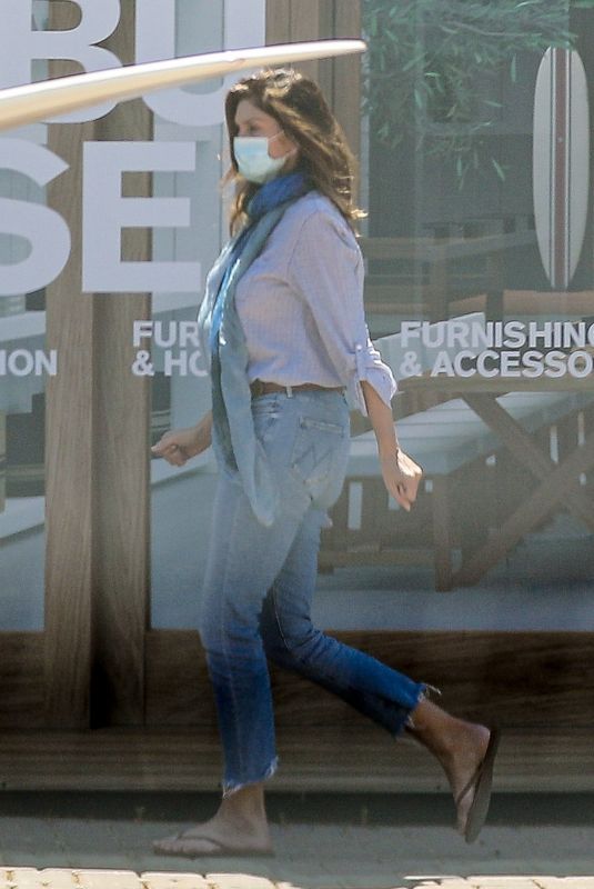 CINDY CRAWFORD Out and About in Malibu 06/06/2021
