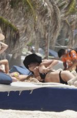 CLARE GRANT in Bikini at a Beach in Tulum 06/06/2021