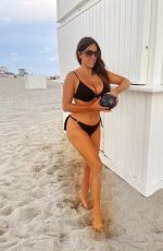 CLAUDIA ROMANI in Bikini at a Beach in Miami 06/19/2021