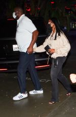 COOKEI JOHNSON Leaves akers vs Suns Game in Los Angeles 06/03/2021