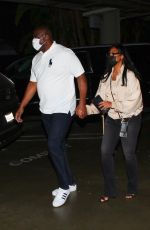 COOKEI JOHNSON Leaves akers vs Suns Game in Los Angeles 06/03/2021