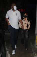 COOKEI JOHNSON Leaves akers vs Suns Game in Los Angeles 06/03/2021