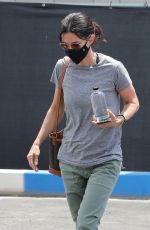 COURTENEY COX Heading to Yoga Class in Santa Monica 06/15/2021