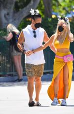 COURTNEY STODDEN and Chris Sheng Out in Los Angeles 06/04/2021