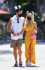 COURTNEY STODDEN and Chris Sheng Out in Los Angeles 06/04/2021