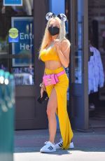 COURTNEY STODDEN and Chris Sheng Out in Los Angeles 06/04/2021