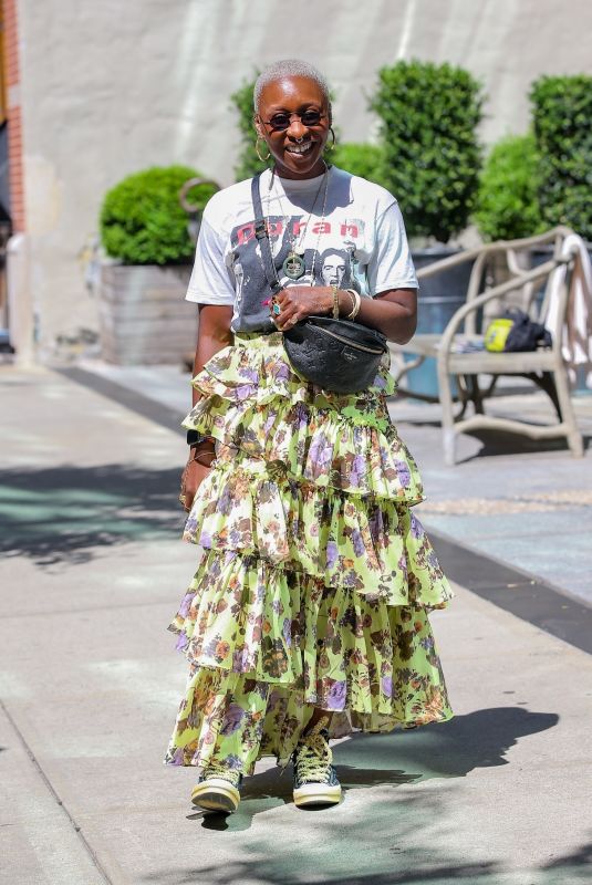 CYNTHIA ERIVO Out in New York 06/16/2021