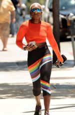 CYNTHIA ERIVO Out Jogging in West Hollywood 06/25/2021