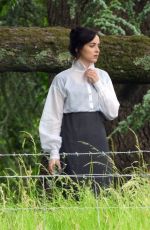 DAKOTA JOHNSON and NIKKI AMUKA-BIRD on the Set of Netflix Adaptation of Persuasion in Salisbury 06/12/2021