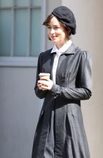 DAKOTA JOHNSON on the Set of Persuasion in Bath 06/25/2021